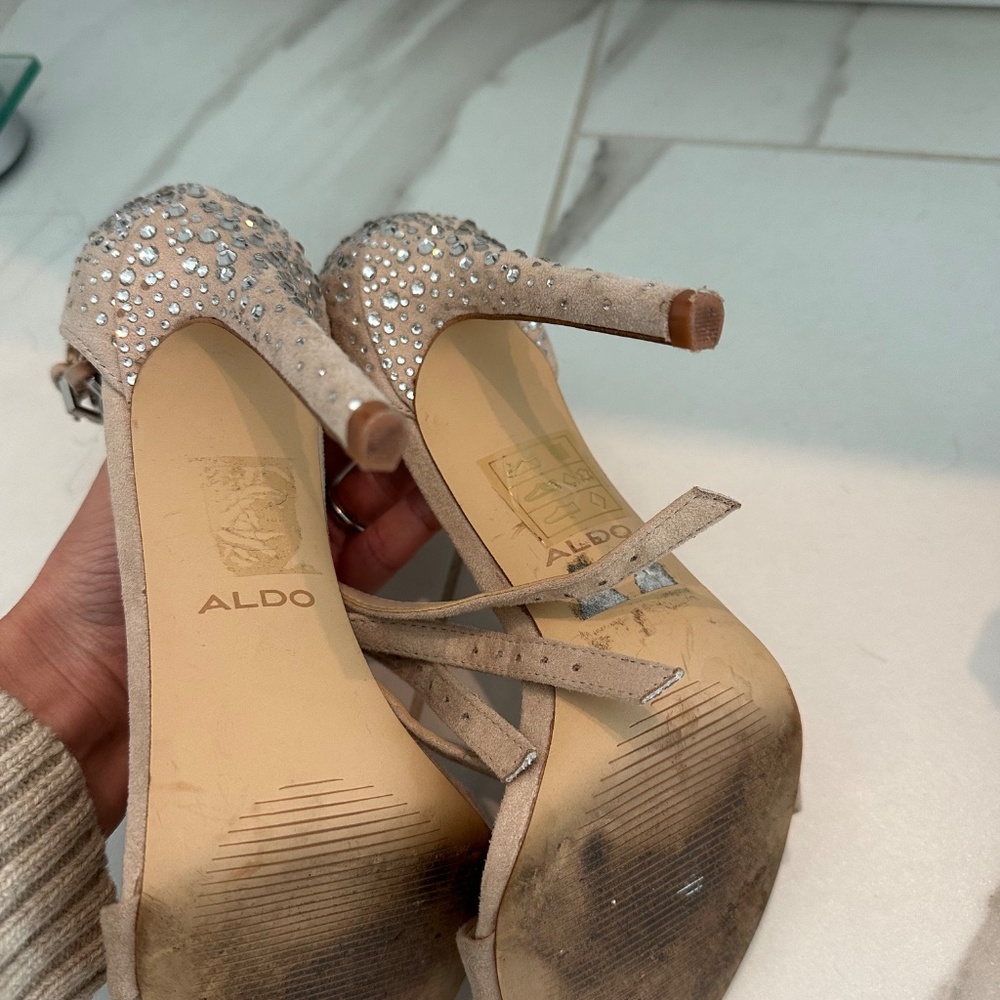 Aldo Rhinestone Heels - Picture 5 of 7